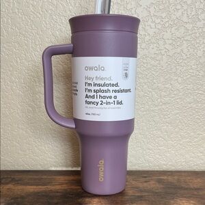 🆕 Owala 40 oz tumbler, lilac colored
